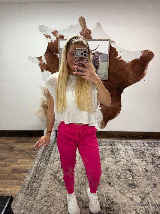 Women’s Hot Pink Joggers