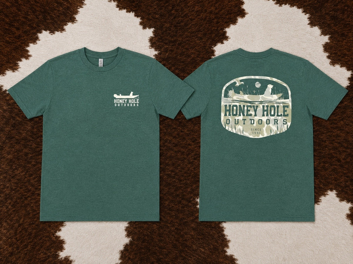 Mens| Camo boat Tee