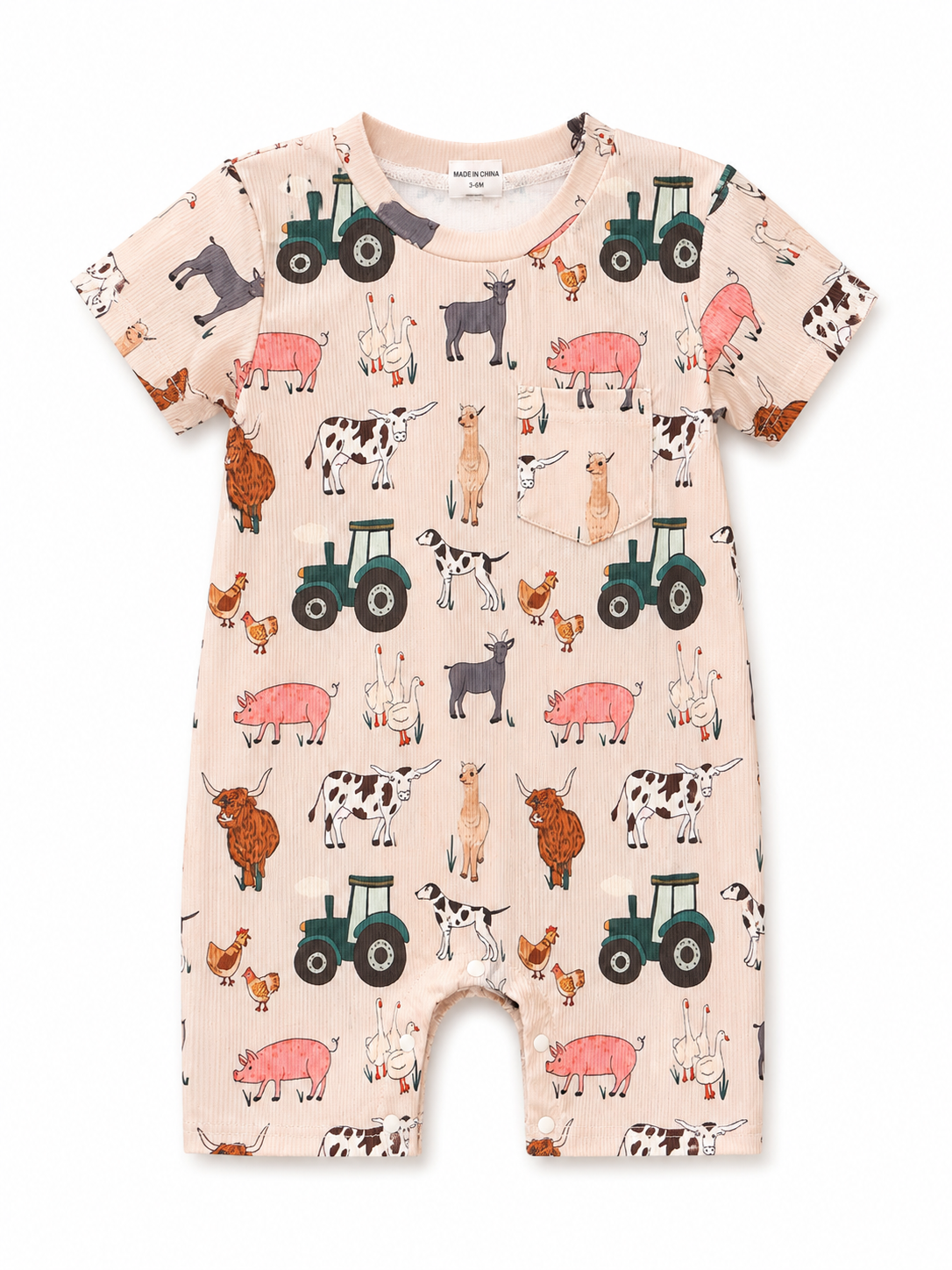 Girls| Farm romper