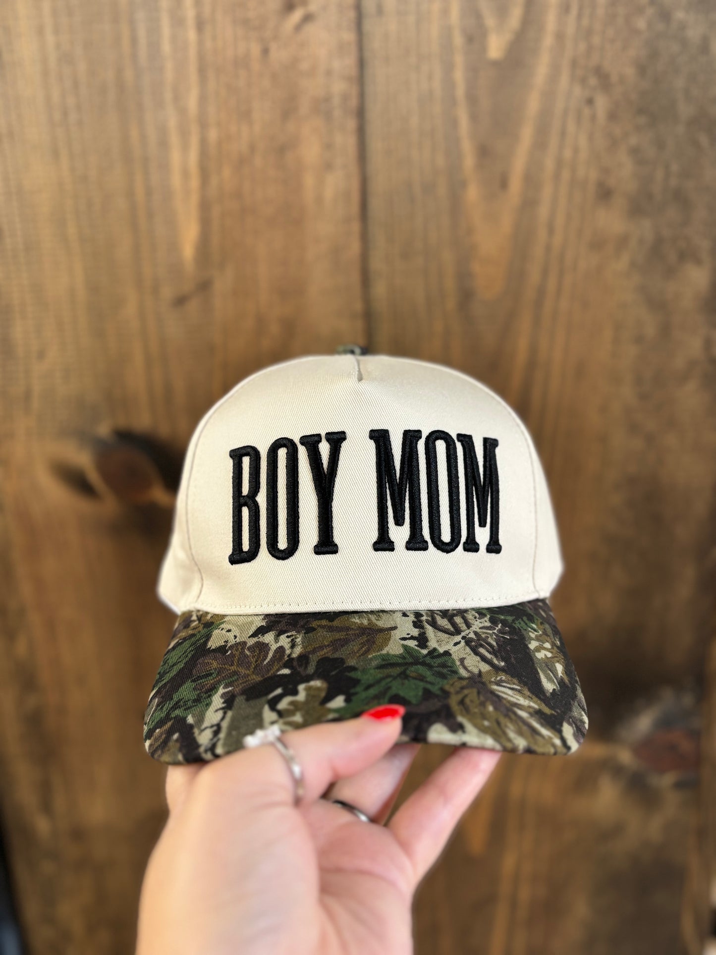 Camo Boy Mom Hat