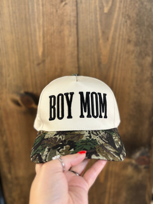 Camo Boy Mom Hat
