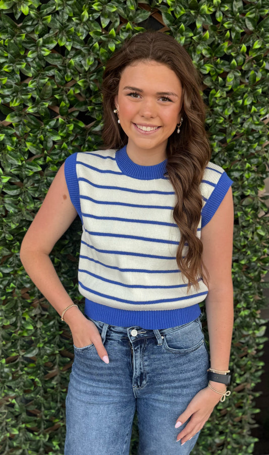 Royal Blue Sweater Vest