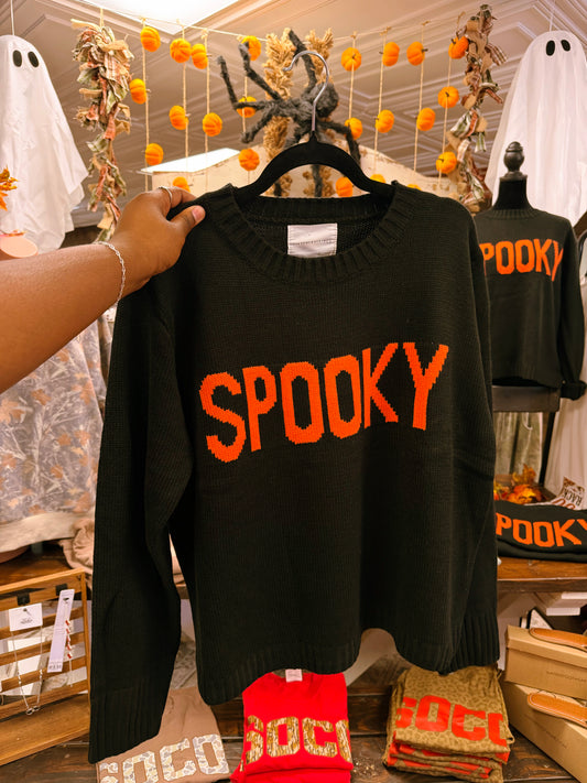 Black Spooky Sweatshirt