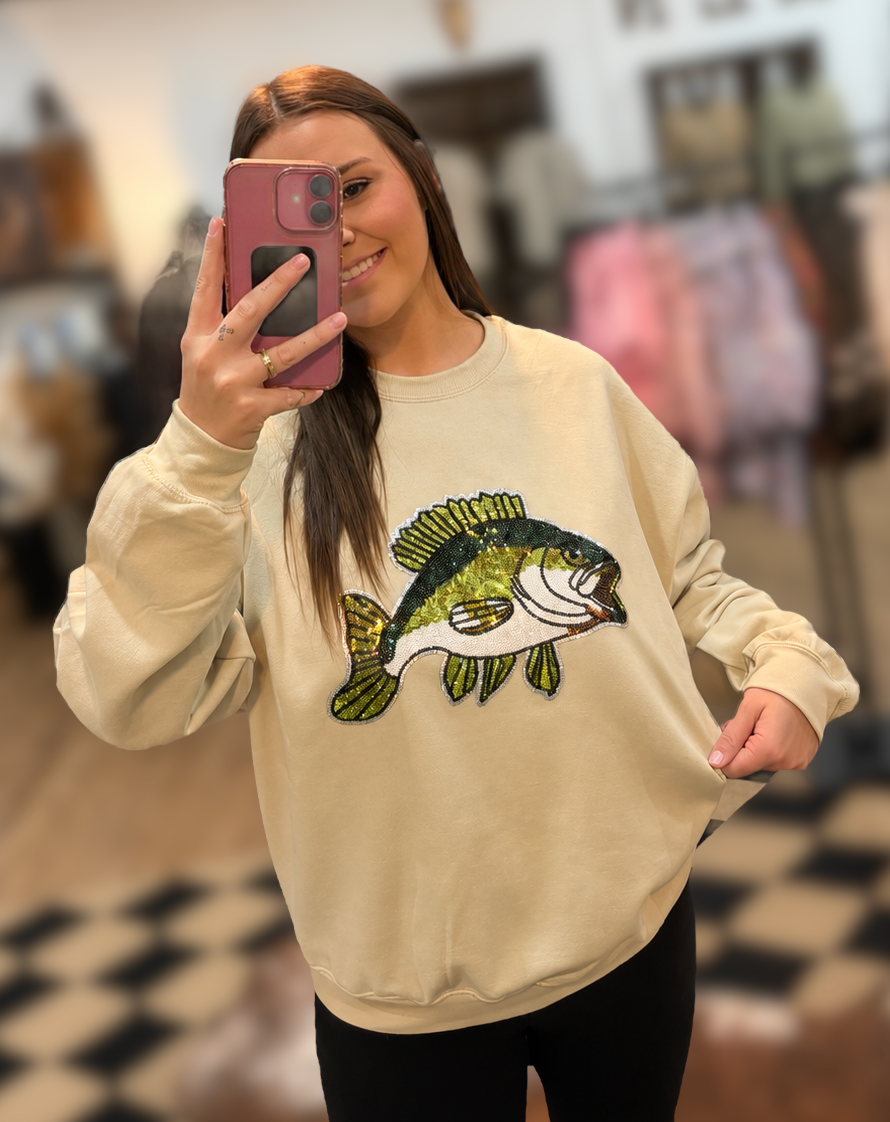 Sequin Bass Sweatshirt