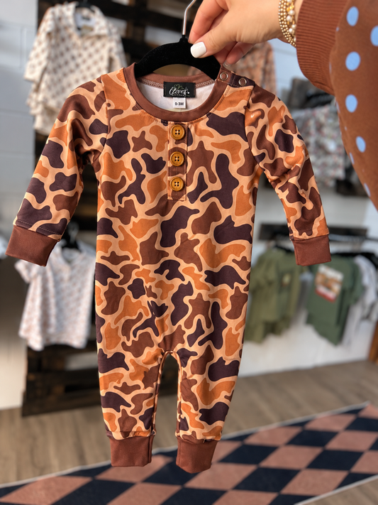 Muddy Camo Romper
